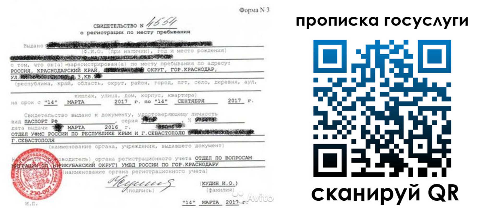 купить прописку в России